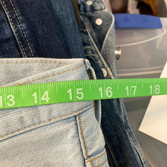 Big John x Rockin Jelly Bean Jeans Womens Sz 30 Japan Blue Cotton Ripped‎ - Picture 12 of 14